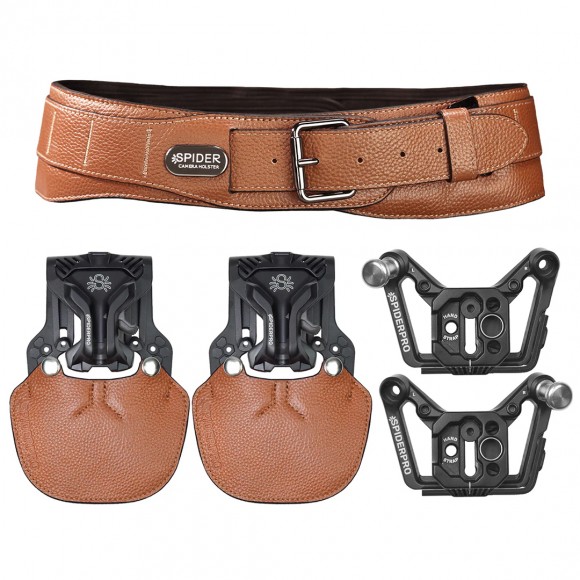 SpiderPro v3 Dual Camera System - Brown